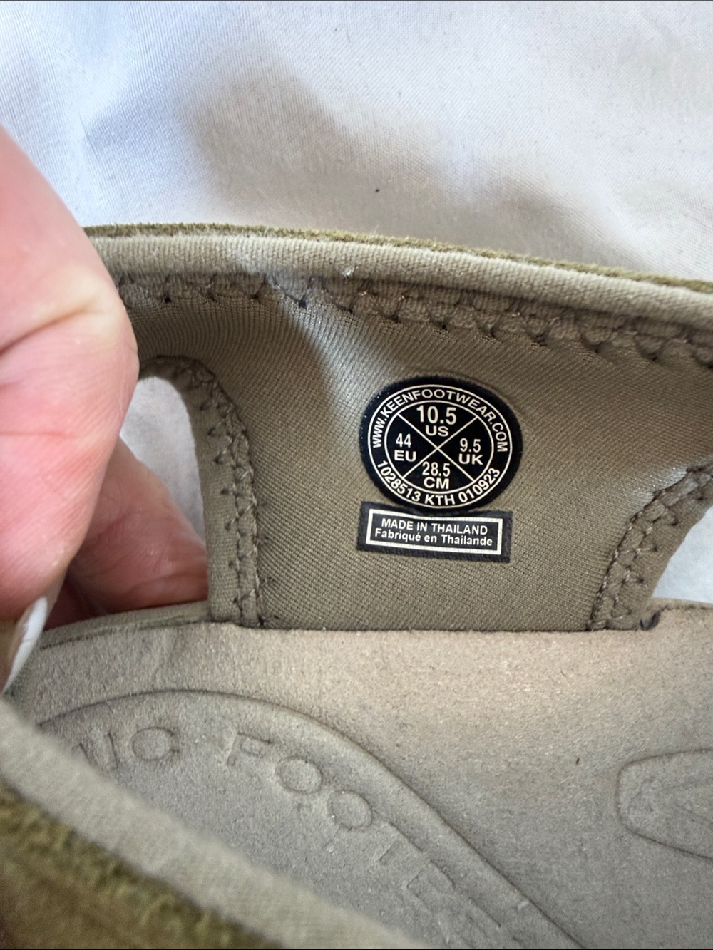 Keen Men's Olive/Tan Trail Sandals - Picture 4 of 6